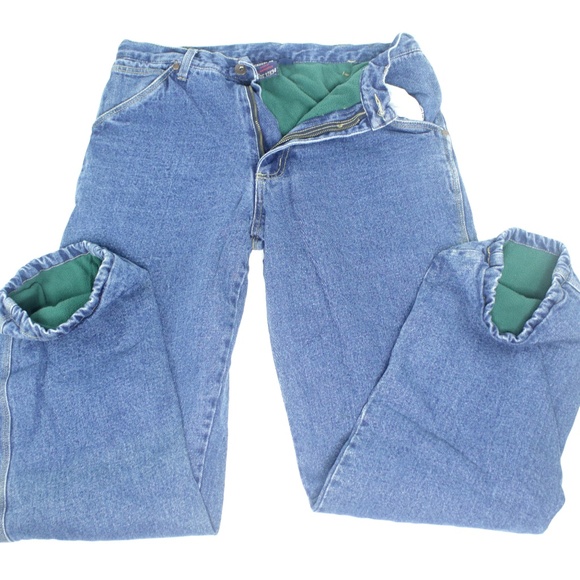 wrangler flannel jeans